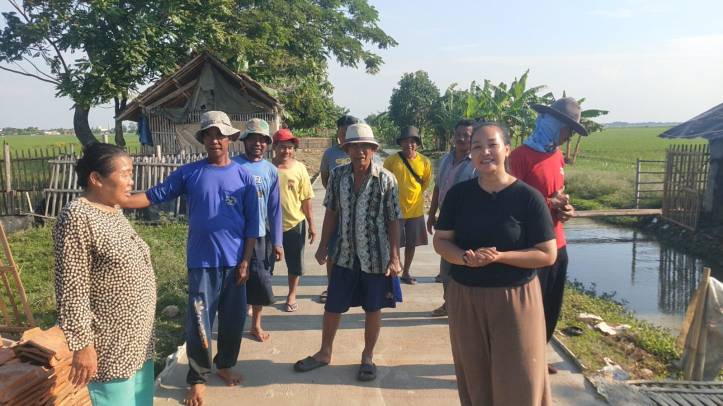 Warga Bahagia, Jalan Desa Sumuradem Timur Direhabilitasi